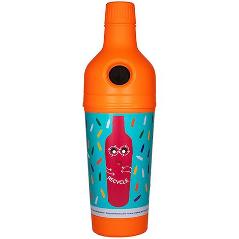 Bouteille géante de collecte des bouteilles plastiques (1/4)