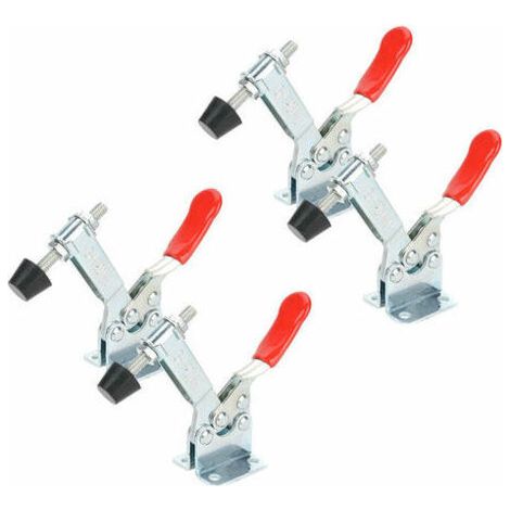 4Pcs Gh-201B Sauterelles A Degagement Rapide D'Outils A Main Capacite Du 90 Kg / 198Lbs (1/4)