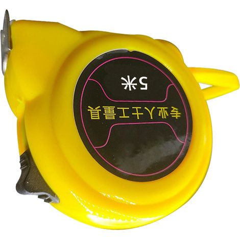 Ruban à mesurer en acier inoxydable 3-10m, mètre ruban compact de menuiserie à enroulement automatique, outil de mesure circulaire avec boîtier, 5m x 25mm, version Asie du Sud-Est (1/5)