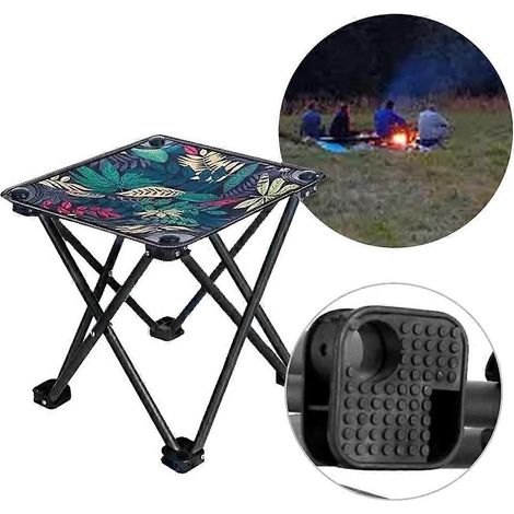 Tabouret de camping pliant, léger et portable, siège d'extérieur pliable (1/4)