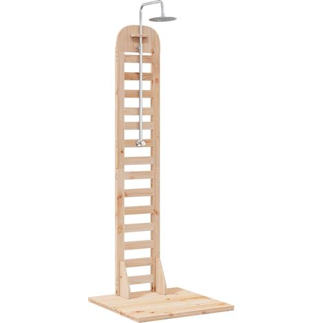 Douche d'extérieur 223 cm Naturel vidaXL (1/5)