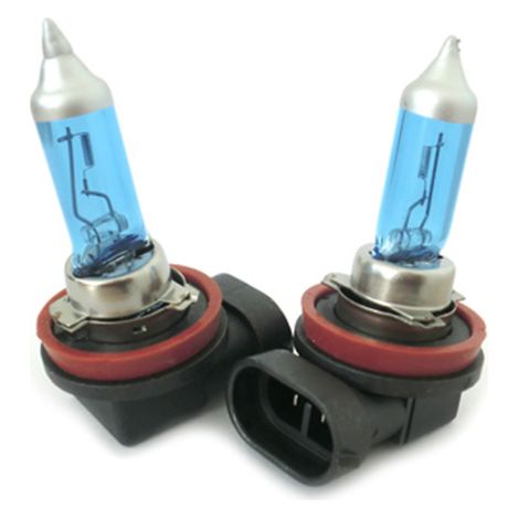 Coppia 2 Lampade H11 12V 55W PGJ19-2 Effetto Xenon Bianco Fendinebbia Anabbaglianti (1/3)