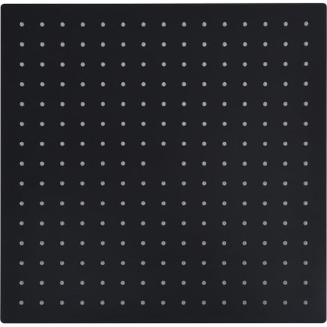 vidaXL Testa Doccia a Pioggia in Acciaio Inox 40x40 cm Quadrata
