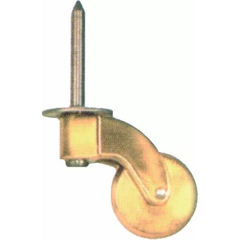 Roulette Laiton galet à pointe - Galets laiton - 29 mm