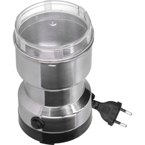 Moulin à café électrique, 220 V, en acier inoxydable, pour grains de café, avec broyage pratique pour expresso, café filtre, à la maison, au bureau et en voyage.-AquaForge (1/5)