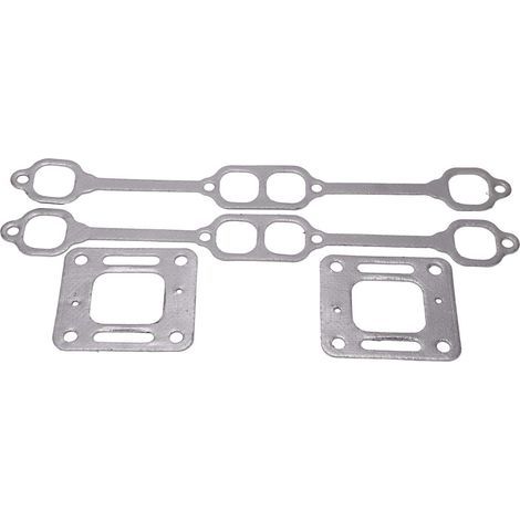 Aramox Jeu de Joints de Collecteur D'échappement pour Moteurs Mercruiser 5.0 et 5.7 Mi-1980-2002, Joint de Collecteur D'échappement pour Moteurs Mercruiser 5.0 et 5.7. (1/5)