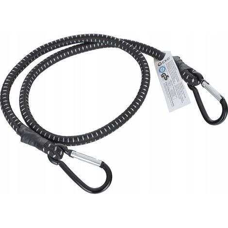 Elastisches Seil geko schwarz 90 cm 10 mm (1/3)