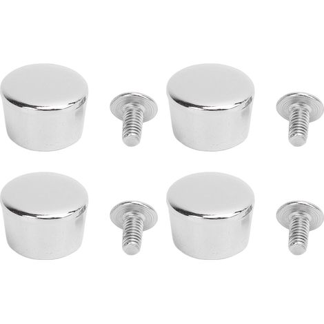 20 rivets de reliure en cuir en alliage de zinc multifonctionnels pour la réparation de ceintures en cuir, vêtements et sacs à main, couleur argent (1/5)