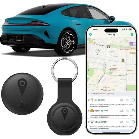 Mini traceur GPS pour véhicule, dispositif de suivi de voiture en temps réel, (iOS uniquement) Modèle à batterie (1/5)