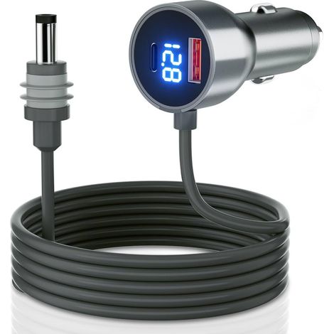 Cargador de Coche Starlink Mini Adaptador 12V-48V Cable 3 Metros USB-A USB-C PD 30W
