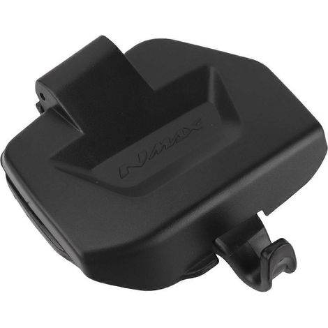 Couvercle de boîte à outils moto avec poche latérale étanche, noir (1/5)