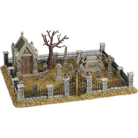 Lemax 43707 Haunted Souls Graveyard - 14 pezzi - Scena Decorativa (1/5)