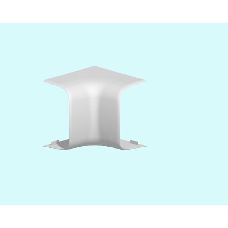 angle intérieur - pour goulotte de climatisation - 90 x 60 mm - blanc - iboco 06822 (1/3)