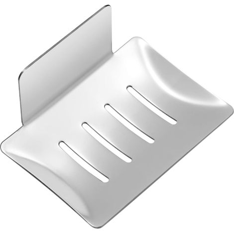1 Porte-savon,Acier inoxydable,Sans perçage,Adhésif 3M,Salle de bain,Cuisine (1/5)