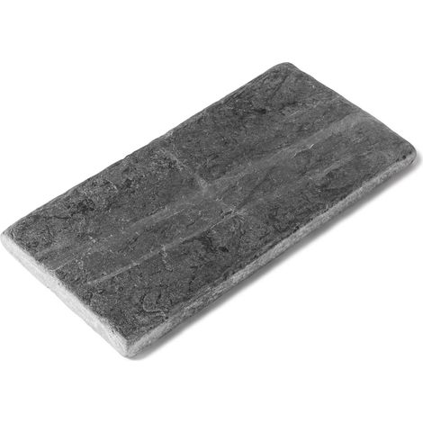 Margelle de piscine Ardoise Noire Vieillie 50x25x3 cm Bord Droit (à l'unité) - RO'MA NATURE