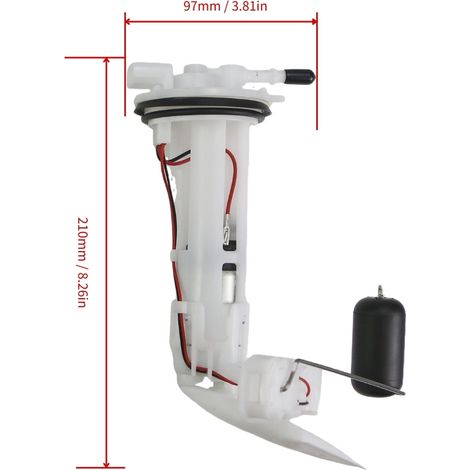Motorcycle fuel pump 16700-K35-V01, compatible with Honda PCX125 PCX150 2015-2018 (1/4)
