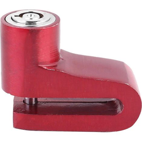 Roller-Elektro-Radscheibenschloss Scheibenbremsschloss Bremsschlosswerkzeug Scheibenbremsalarmschloss Motorradzubehör-52X4.4cm-Red (1/3)