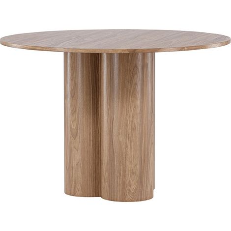 Olivia table de salle à manger Ø110 cm mocca. (1/5)