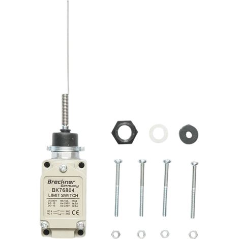 Interruttore di fine corsa con filo a molla flessibile – 380V / 1NO + 1NC / IP66 Breckner Germany (1/5)