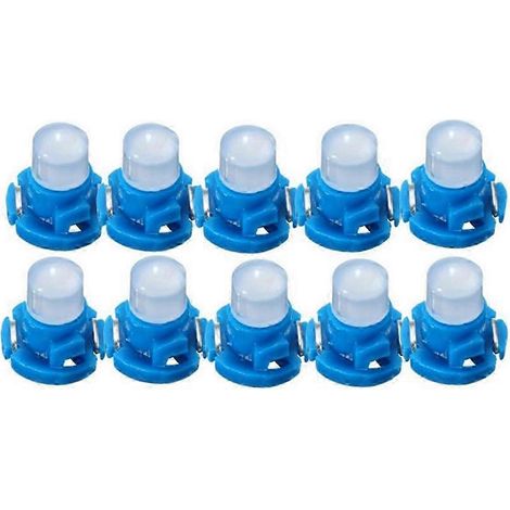 Lot de 10 ampoules LED T4.2 COB à culot W12V pour tableau de bord de voiture (culot à vis). (1/5)