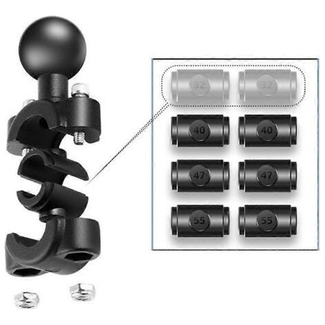 Support de rétroviseur à rotule 2,5 cm pour appui-tête de voiture, moto, scooter (1/5)
