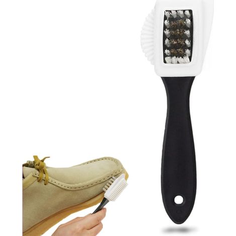 Brosse à Daim pour Nettoyer Les Chaussures en Nubuck Bottes Suédé Nettoyage Cuir (1/5)