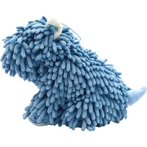 Serviette à main en chenille, motif animal Motif Dessin Animé Mignon, Doux, Essuie-Mains Chien En Tissu Chenille Pour Maison Cuisine Salle De Bain Buanderie Hôtel Dortoir (1/5)