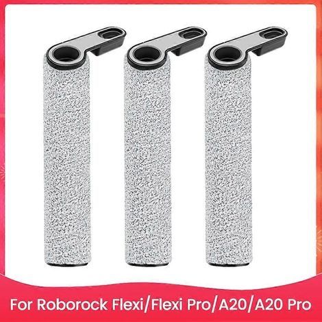 Lot de 3 brosses rotatives de rechange pour aspirateur eau et poussière Roborock Flexi/Flexi Pro/A20/A20 Pro : nettoyage efficace (1/5)