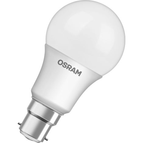 OSRAM LED VALUE CLASSIC A in A-shape, LED lamp, PLASTICS, frosted, 8 W, (ex 60 W), 806 lm, cool white, 4000 K, 10000 h, CRI 80 (1/4)