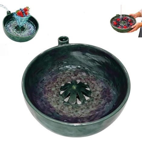 Bol tourbillon de baies exquis, impression 3D, objet pratique pour la maison, bol tourbillon de baies - Vert