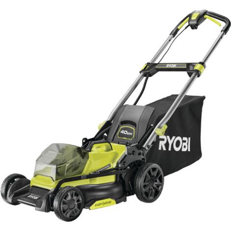 Tosaerba a spinta RYOBI 18V Brushless - Taglio 40cm - Senza batteria o caricatore - RY18LMX40C-0