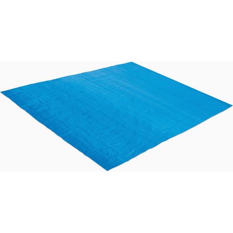 Summer Waves – Tapis de sol pour piscine 4,82 x 4,82 m – Compatible avec piscines Ø 3,96 m à 4,27 m – Protection liner et confort optimal
