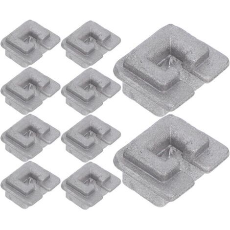 Pair Lot de 10 Œillets de Tête de Coupe en Alliage d'Aluminium Remplacement Solide pour Débroussailleuse Accessoires Compatibles pour Tondeuse à Gazon Fixation Stable et Usage