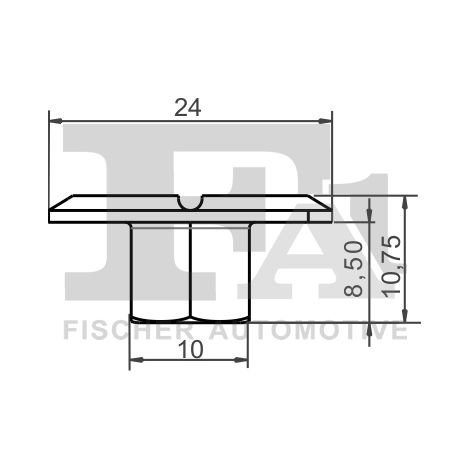 Clip, enjoliveur FA1 10-10006.10 ALPINA 2019900050 51711958025 A2019900050