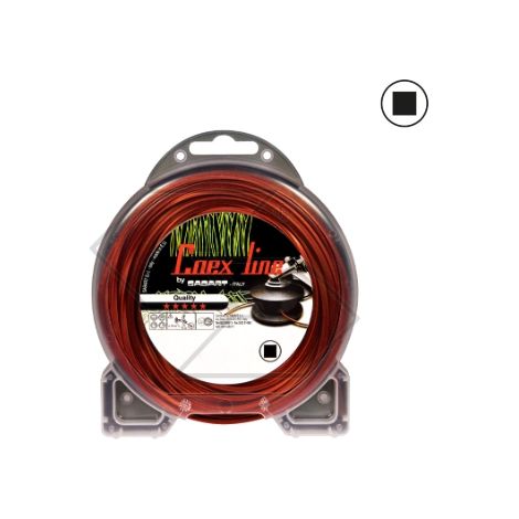 Valva filo per decespugliatore COEX LINE sezione quadra Ø 3,5 mm lunghezza 6 m