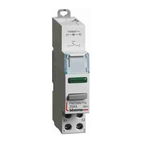 BTIFN51NAV110 Interruttore con Led verde - 1NO - 20A - 110-400V - 1 modulo DIN