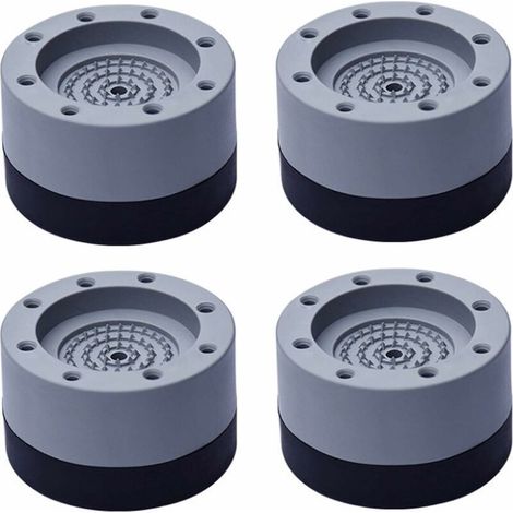Lot De 4 Pieds De Machine à Laver, Tampons à Pied Machine à Laver, Anti Vibration Rondelle Pieds Pad, Réduction Du Bruit, Pour Machine à Laver, Réfrigérateur Meubles Et Sèche-Linge - Gr (1/5)