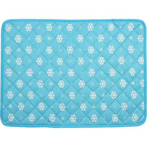 Tapis Rafraîchissant Pour Animaux - Tissu Frais Imprimé + Couche Imperméable TPU + Fond Antidérapant - Pour Chien Et Chat - 60 x 40 cm - 1 Pièce (1/5)