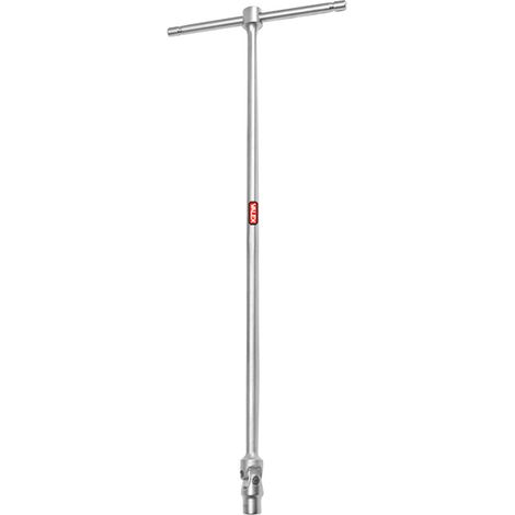 Chiave a T snodata con bussola esagonale CRV 18 mm VALEX 1461398