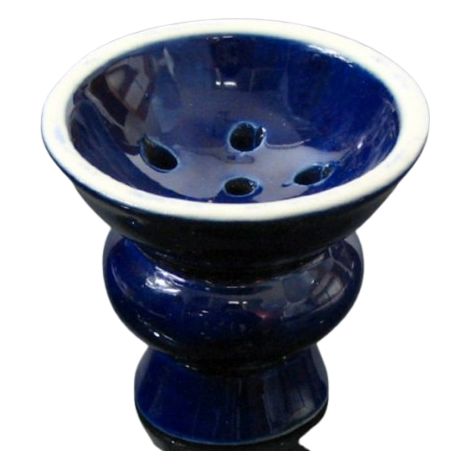 Narghilè per Shisha in ceramica grande blu