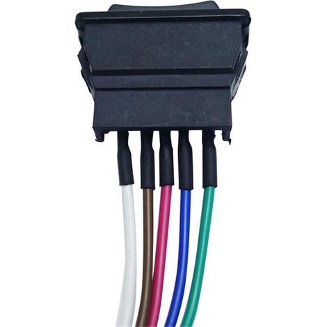 5P Universal Automotive Window Controller Switch with 15cm Cable, Window Button, Double Arrow Window Switch (1/4)