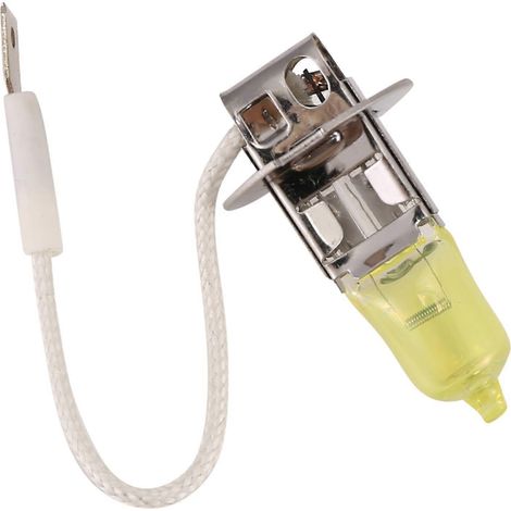 Ampoules halogènes pour feux antibrouillard de voiture, 12 V CC, H3, 100 W, jaunes (JXLGV) (1/5)