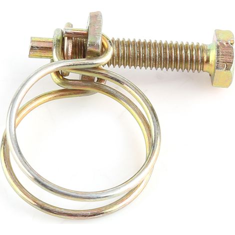 10 colliers de serrage pour tuyaux en fil d'acier galvanisé à chaud double couleur à vendre