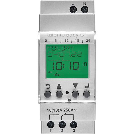 Grässlin 03.61.0002.1 talento easy C1 horloge astronomique numérique rail DIN (1/5)