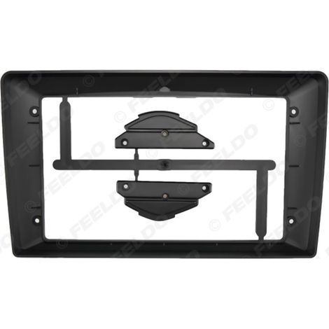 Compatible avec le panneau de conversion Fiat Egea 2015, le cadre de navigation grand écran Android, le cadre avant du haut-parleur et le support pour écran 9 pouces.