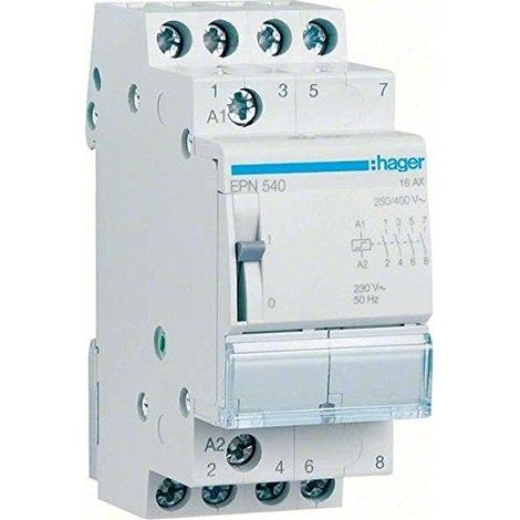 Hager EPN540 Interruptor a distancia 16A 230V CA 110V CC
