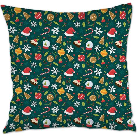 Housse de coussin décorative à la mode pour la maison solide pour la Saint-Valentin, la Fête des Mères, la Fête des Pères, l'Action de grâce, Noël (1/5)