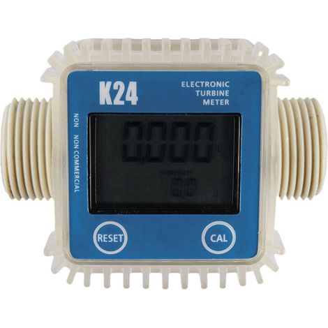 1 Stück K24 LCD Digitaler Kraftstoffturbinen-Durchflussmesser, weit verbreitet in der Chemieindustrie