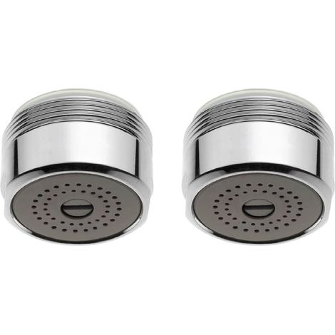 LaBlanc - Rubinetto per il risparmio idrico, attacco maschio femmina, 24 mm, per lavabo, riduce il consumo dal 30 all'80% (maschio M24) (1/5)