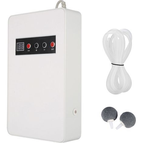 50Hz 600 mg/h Ozone Generator, Ozonator for Domestic Water, Food and Vegetables (White), 220V EU Plug (1/5)
